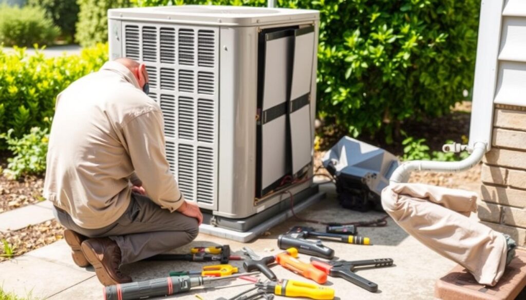 AC unit maintenance